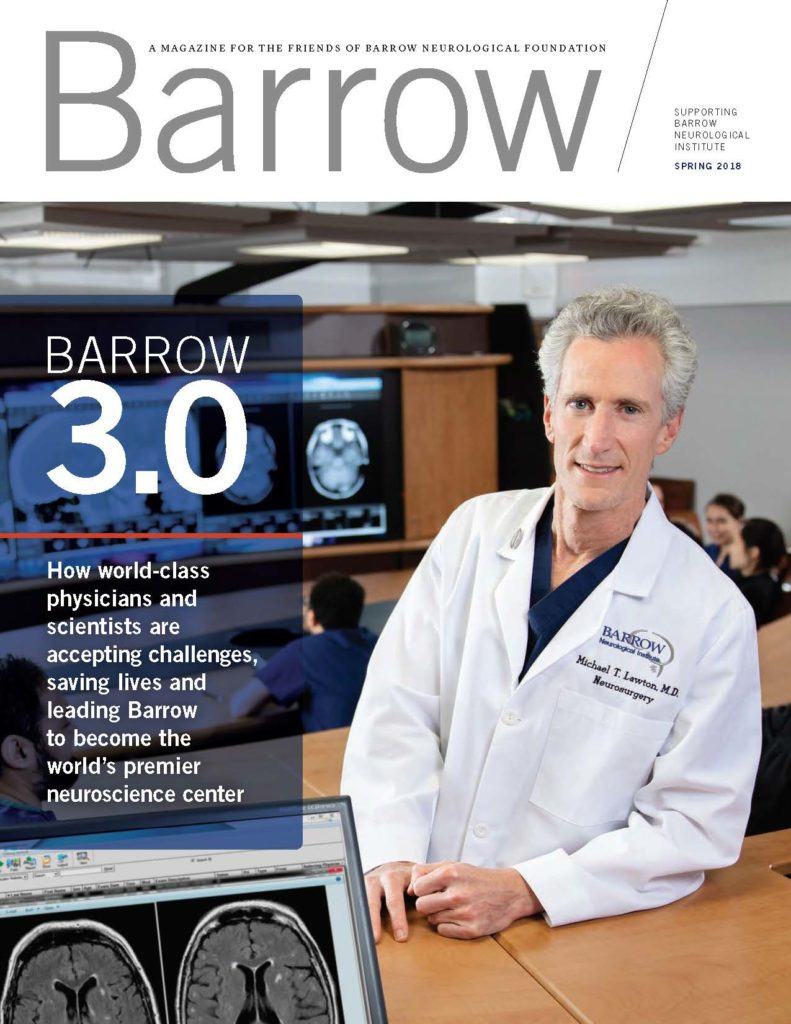 Q&A With Dr. Michael Lawton Barrow Neurological Foundation
