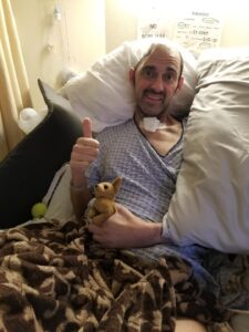 Dave in the hospital