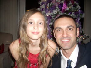 Dave and his daughter