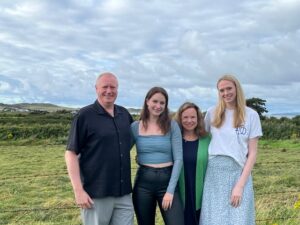 Sarah and her family