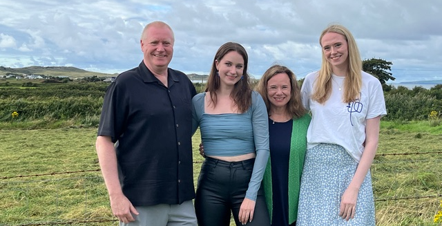 Sarah and her family